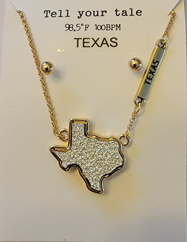 Druzy Texas Necklace Set