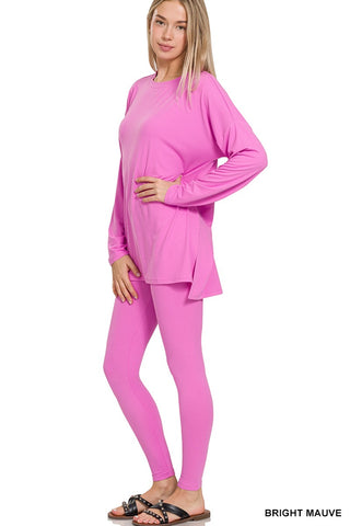 Brushed DTY Microfiber Loungewear Set