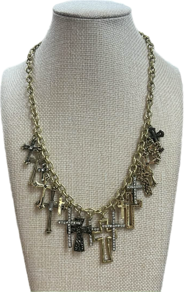 Cross Charm Necklace