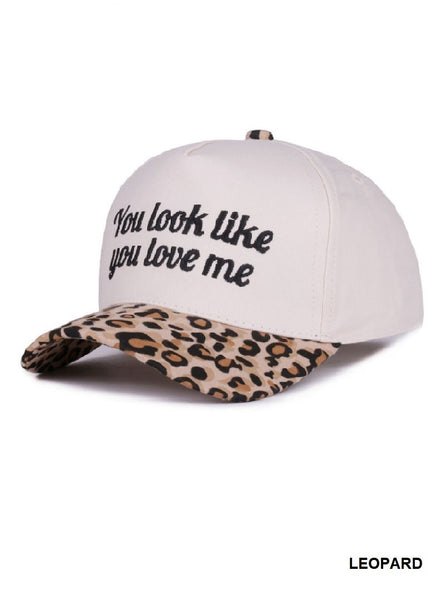 You look like you love me two tone canvas cotton