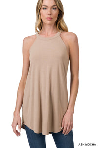 HALTER NECK TANK TOP