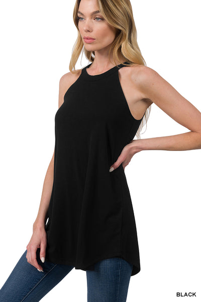 HALTER NECK TANK TOP