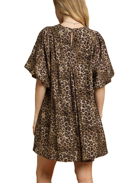 Leopard Print Dress By Umgee