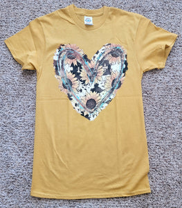 Sunflower Heart T-Shirt