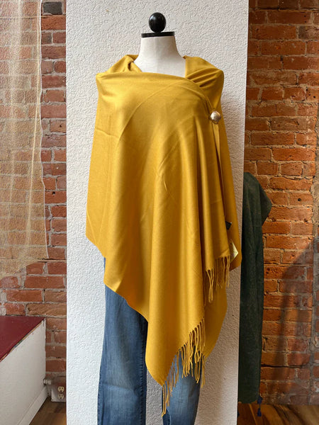 Solid Cashmere Oblong Wrap